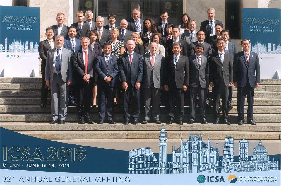 32nd International Council of Securities Associations (ICSA) – AGM 2019